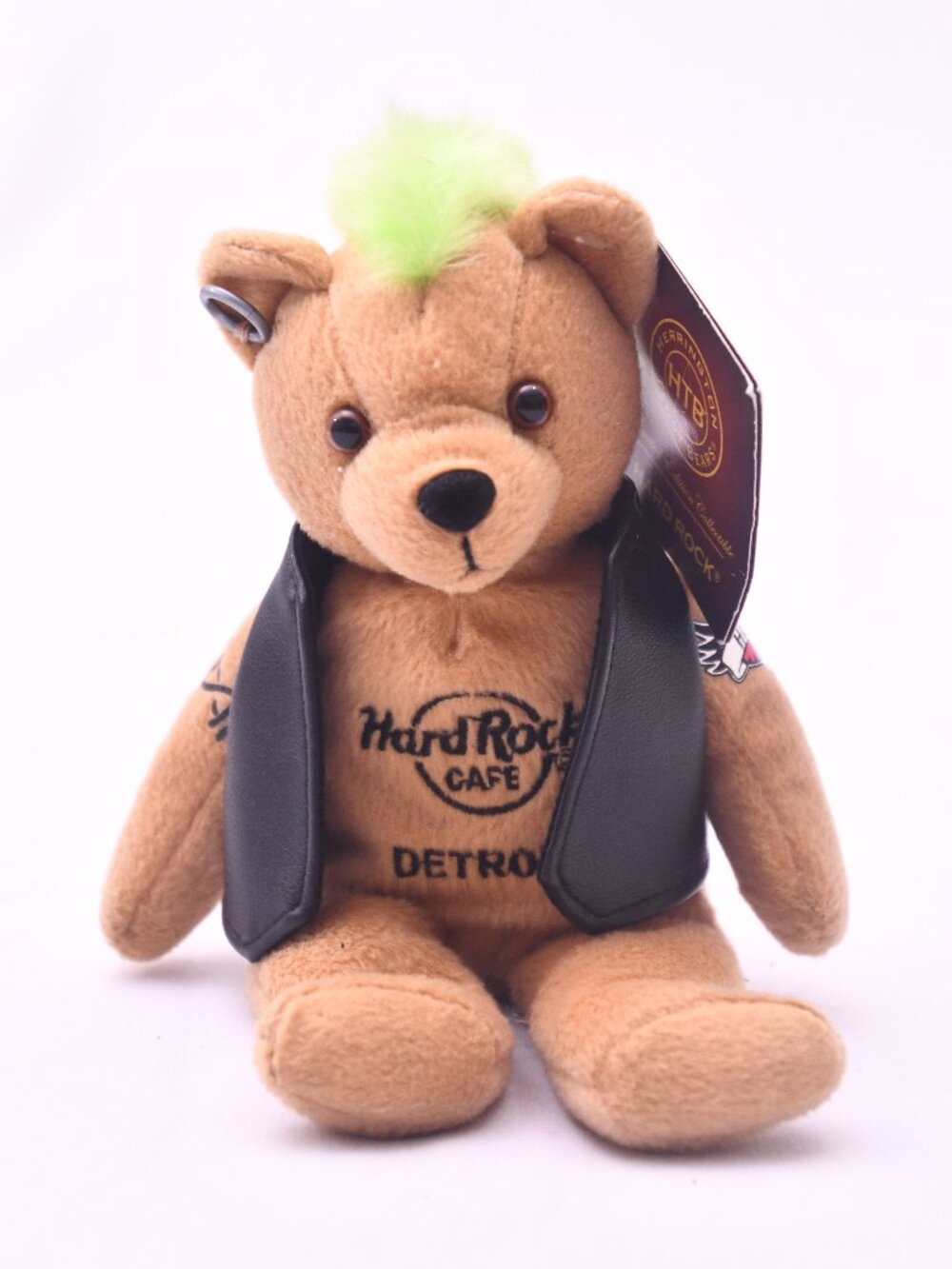 2010 Hard Rock Cafe Detroit Punk Rock Bear HTB Herrington Teddy Plush NWT